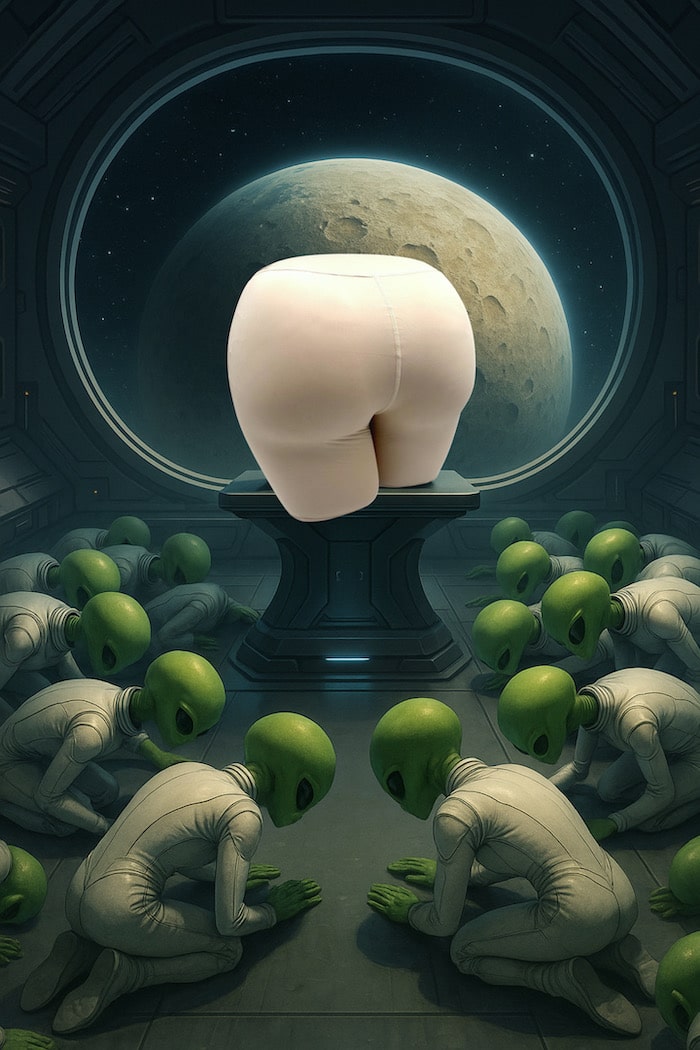 They came for knowledge, they stayed for the booty 🍑